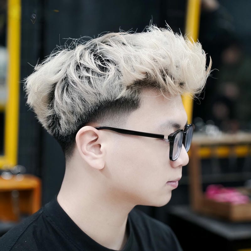 tóc nam uốn c