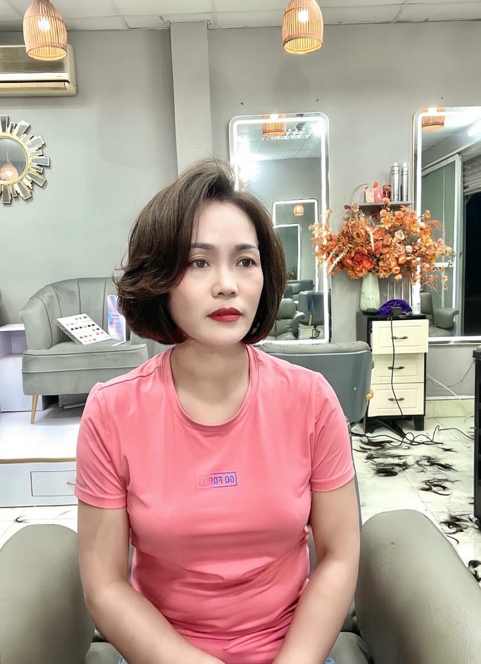 tóc ngắn cho nữ trung