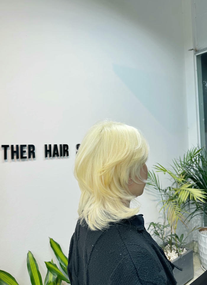 tóc ngắn tẩy