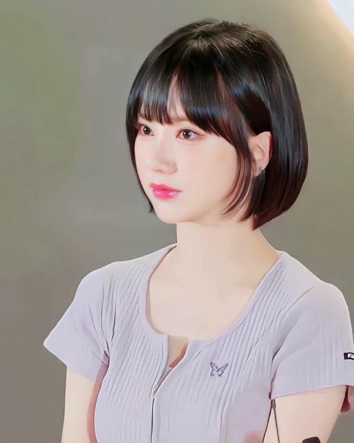 tóc ngang vai cực đẹp
