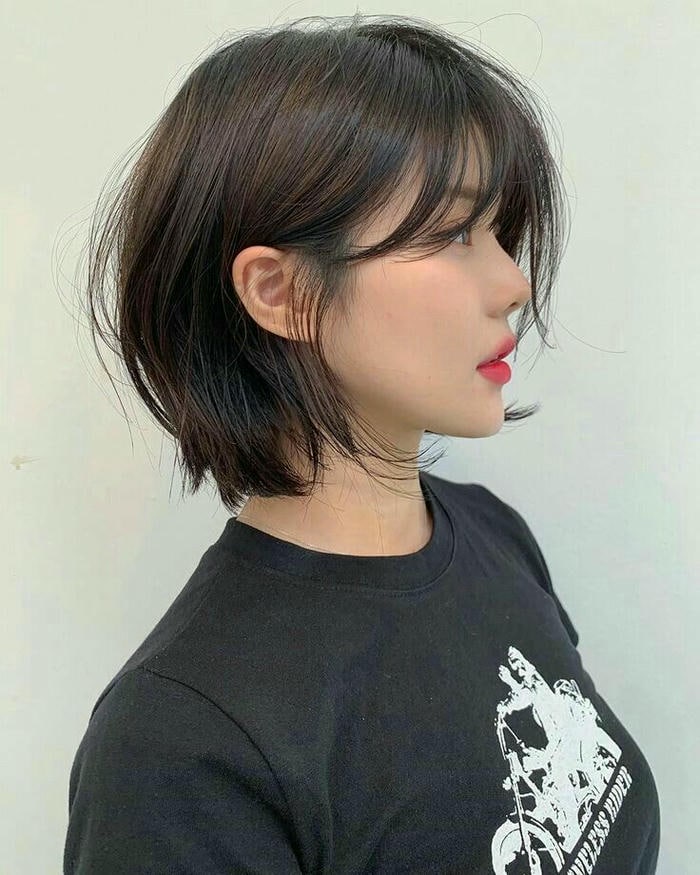tóc ngang vai siêu xinh