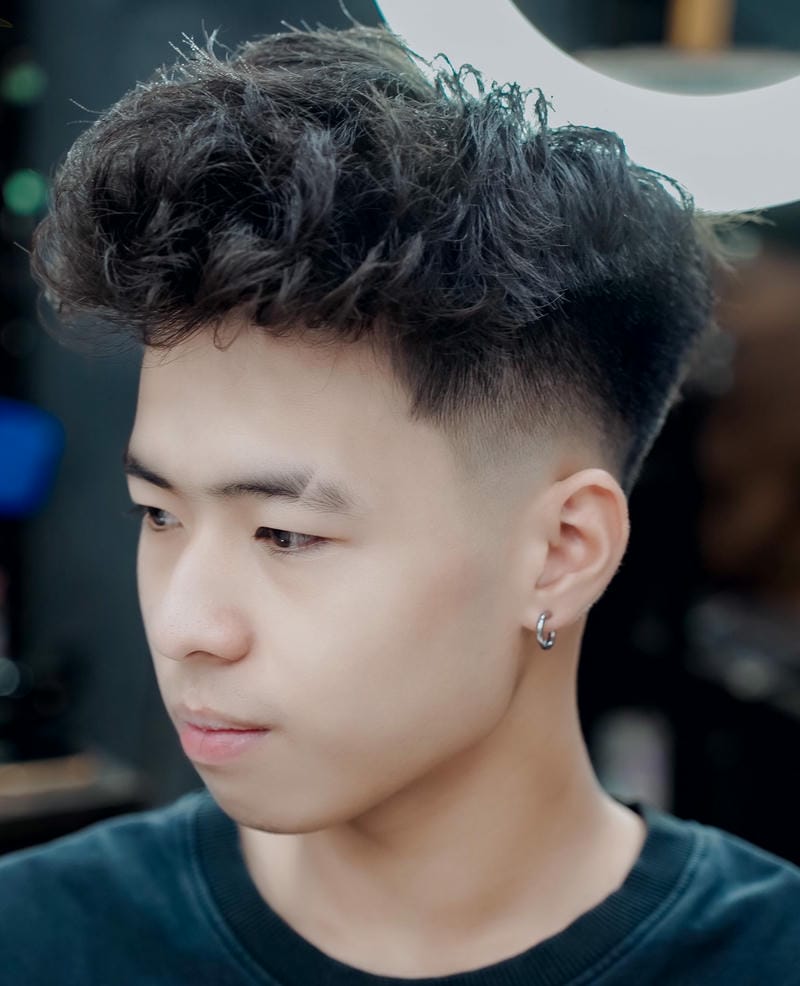 tóc short quiff cực chất