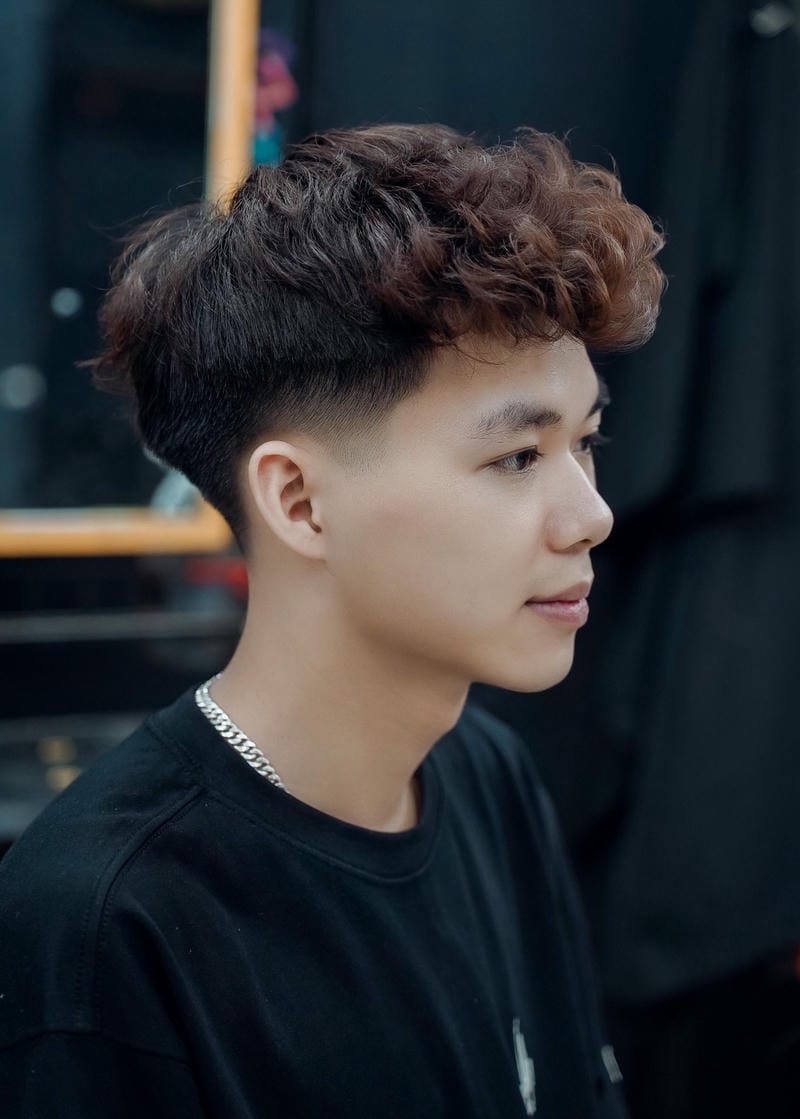 tóc short quiff dài