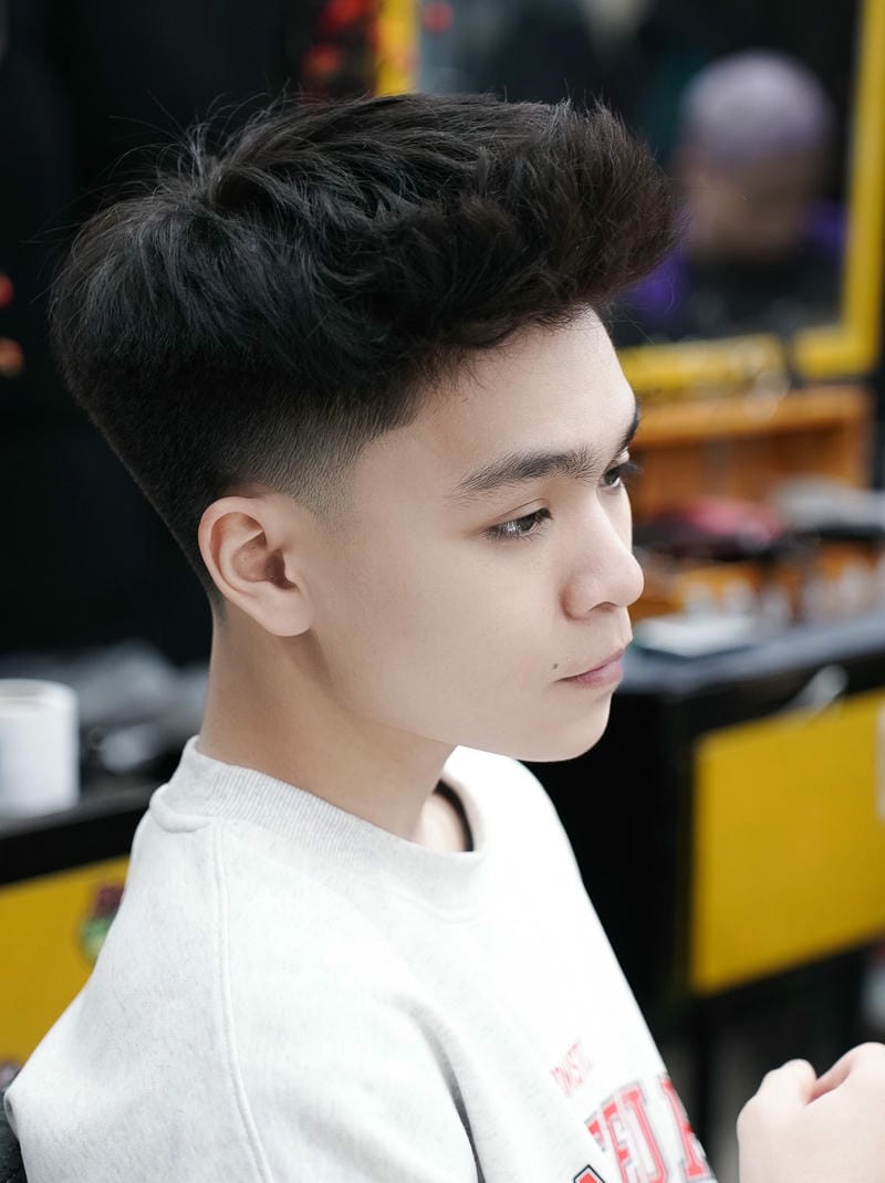 tóc short quiff mát mẻ