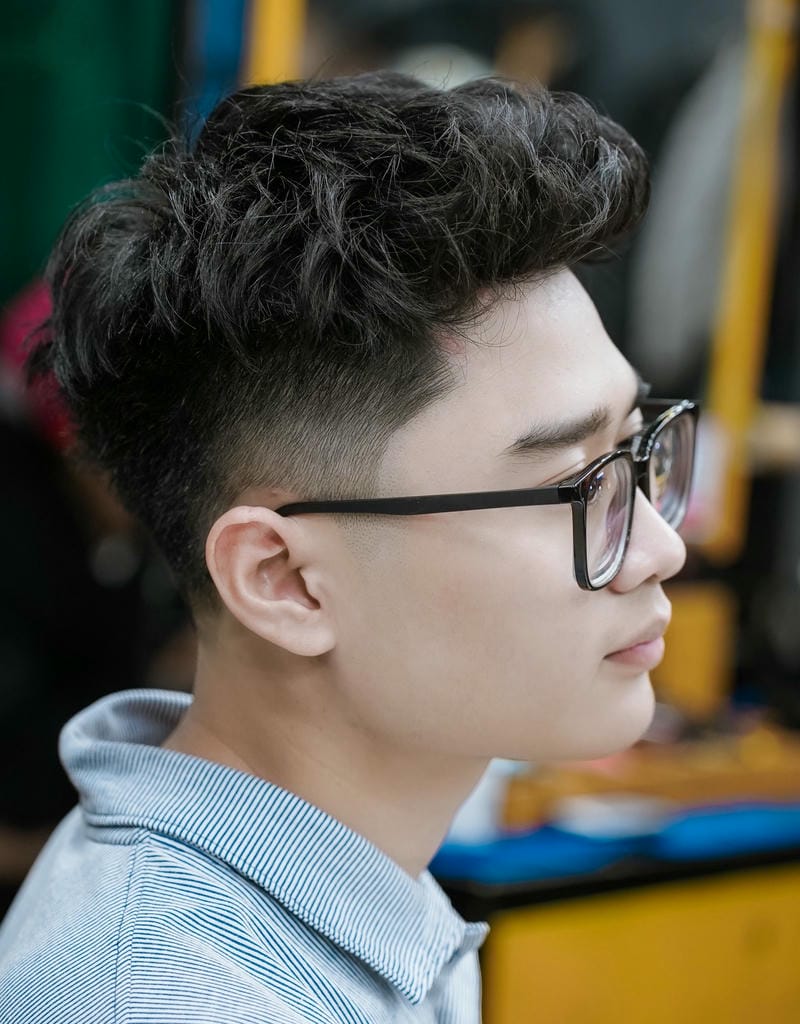 tóc short quiff trai đẹp