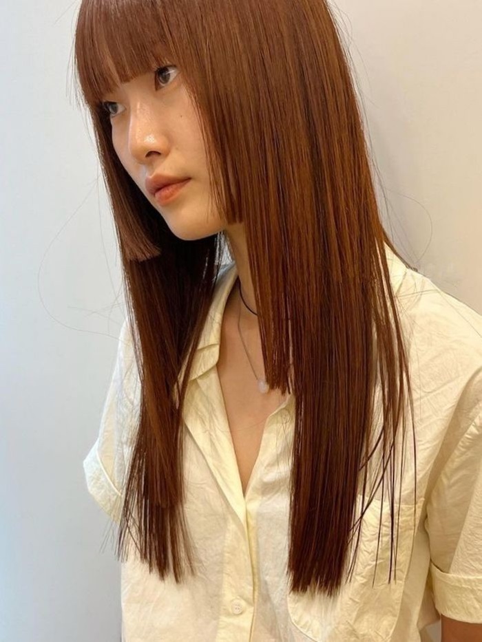 tóc thẳng dài
