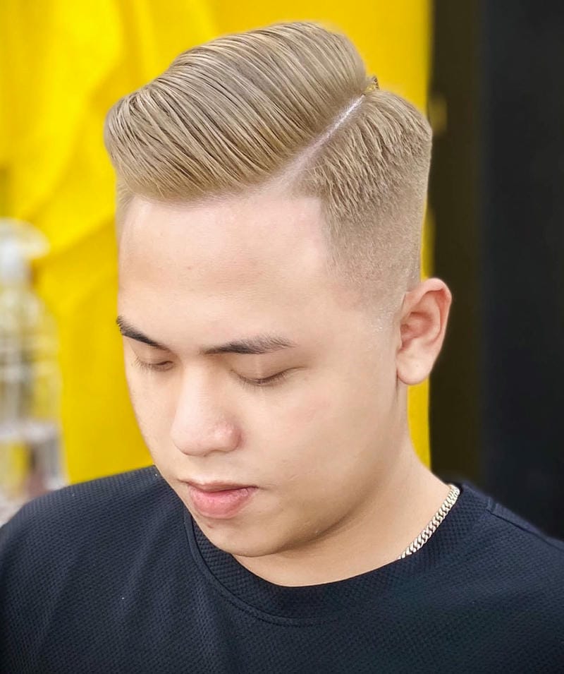 undercut nhuộm vàng