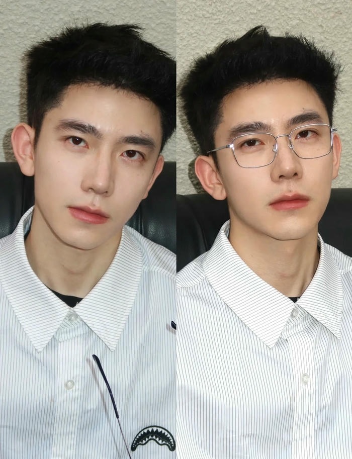 hình trai đeo kính