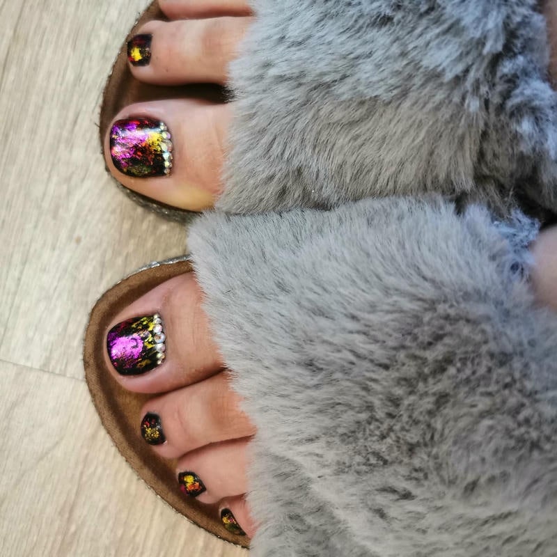 nail chân loang ấn tượng