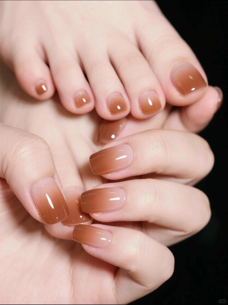 nail chân loang cực nổi bật