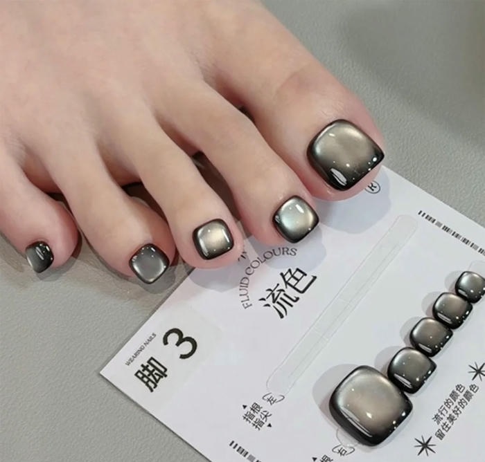 nail chân ombre xinh nhất