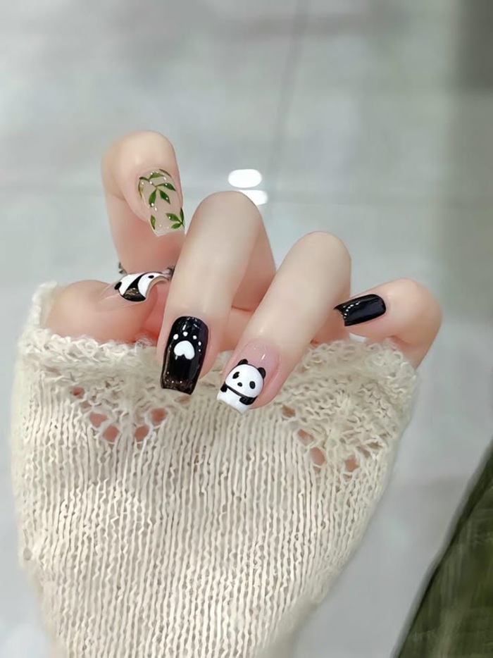nail gấu đẹp