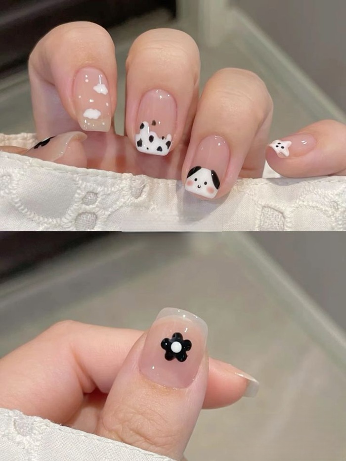 nail gấu xinh