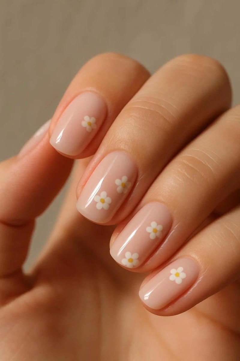 nail tay màu nude cực hot