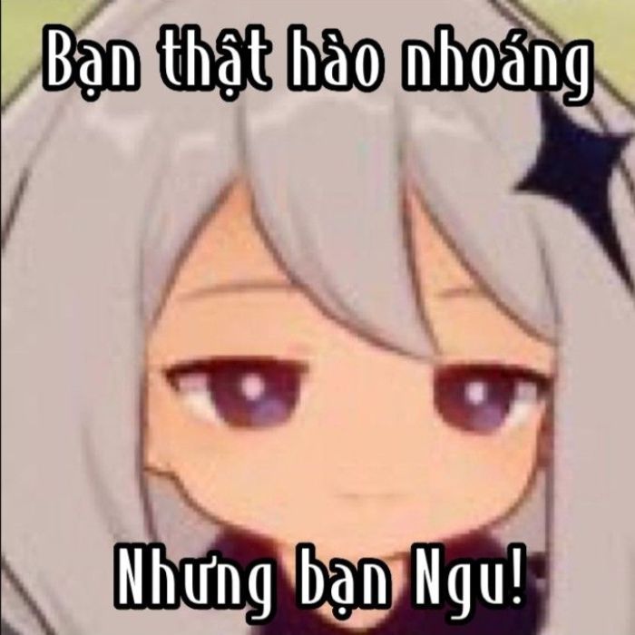 ảnh meme khinh bỉ anime xinh