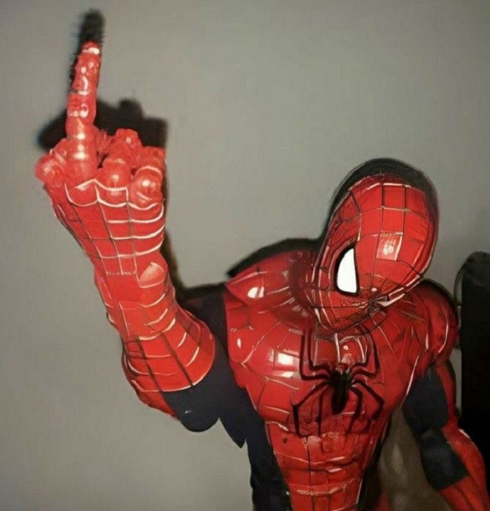 ảnh meme spiderman chế bựa