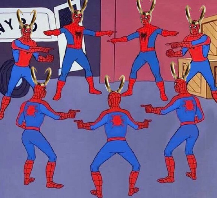 ảnh meme spiderman chế