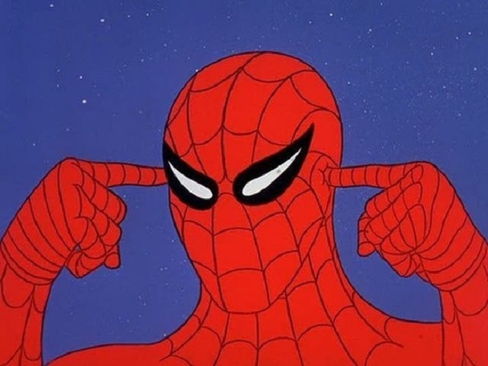 ảnh meme spiderman siêu hài
