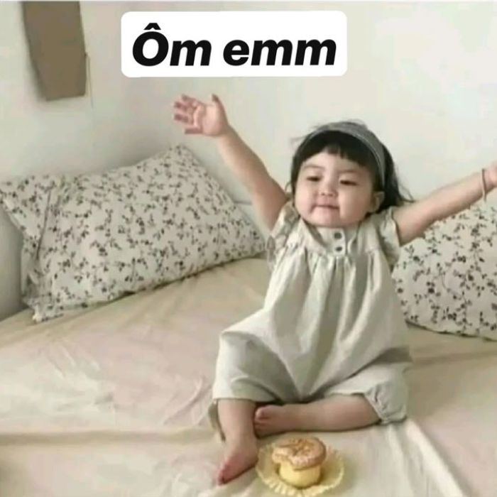 ảnh meme tình yêu em bé