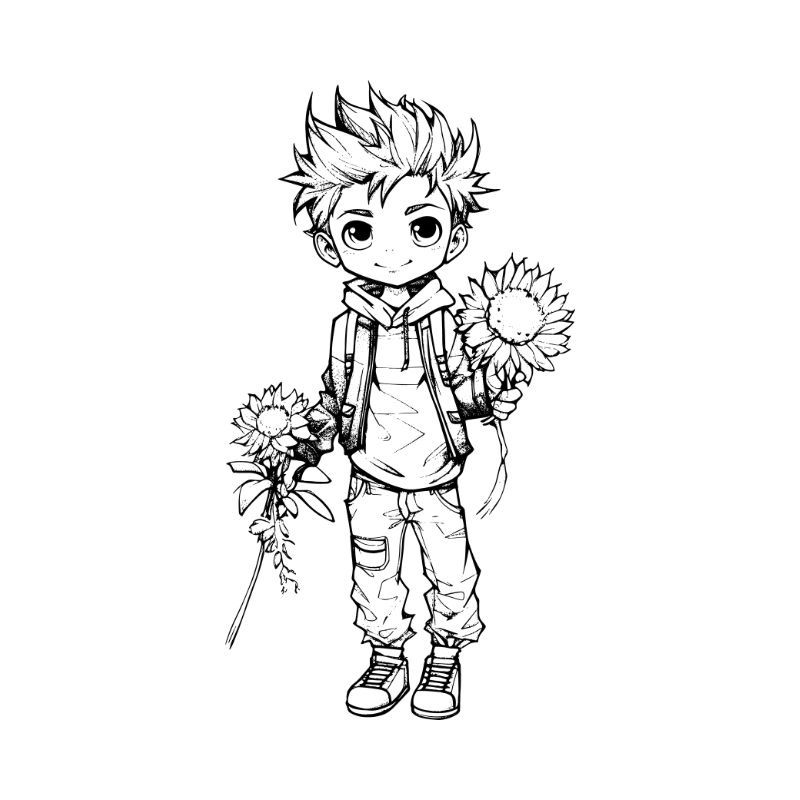anime chibi tô màu