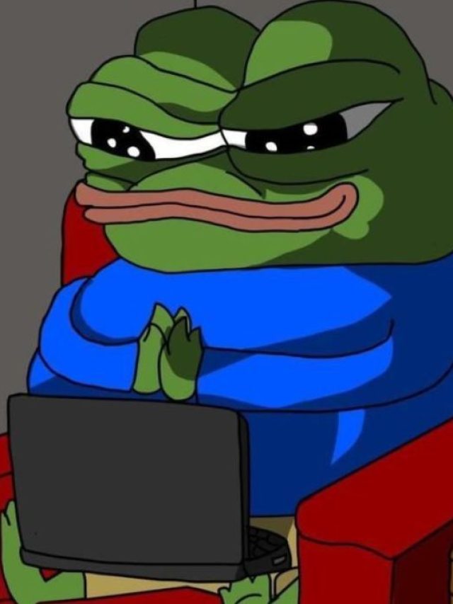 hình meme frog siêu hài