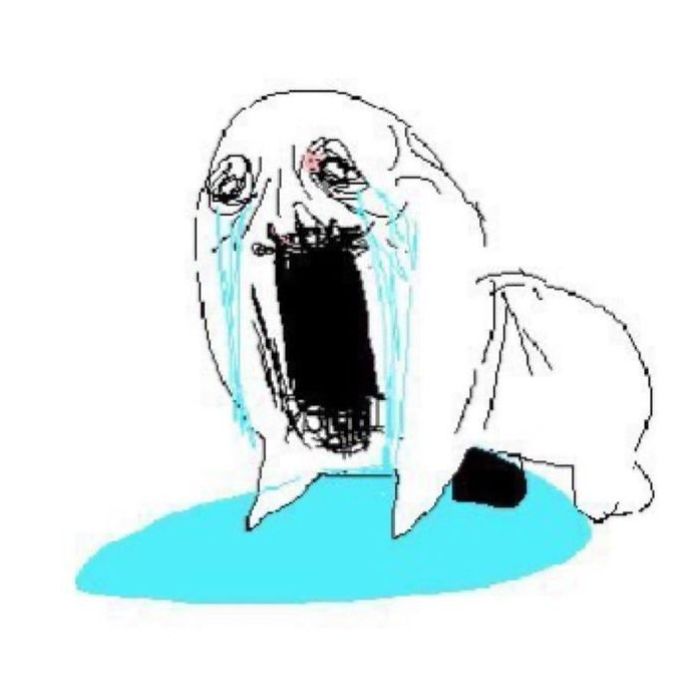hình ảnh meme crying buồn