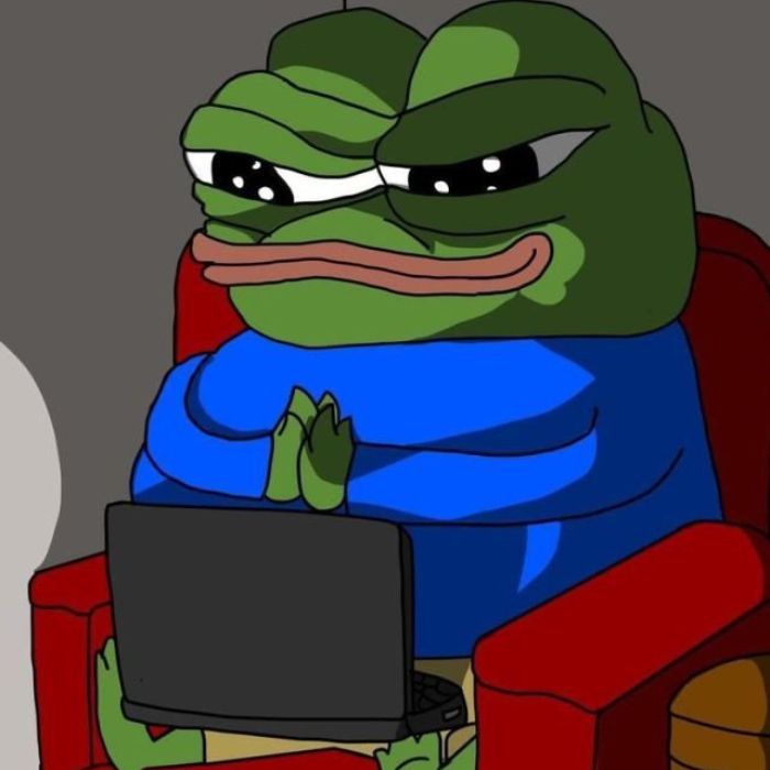 hình meme frog siêu hài