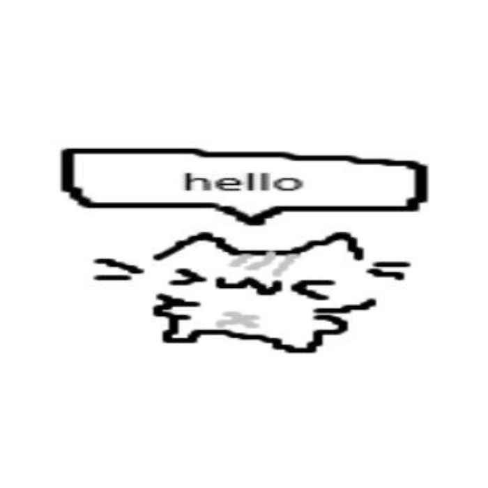 hình meme hello đáng yêu
