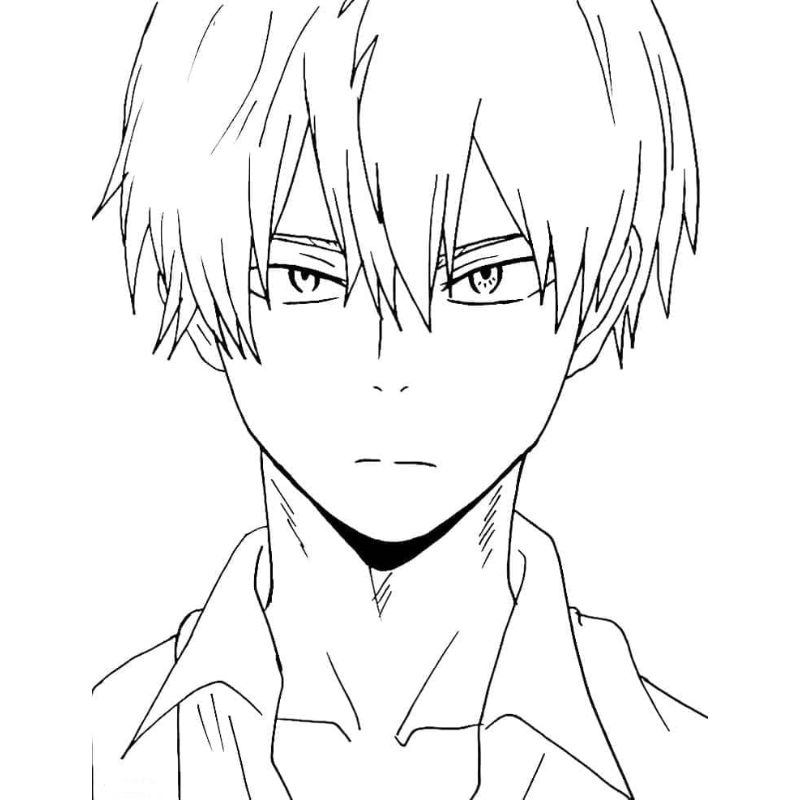 hình tô màu anime