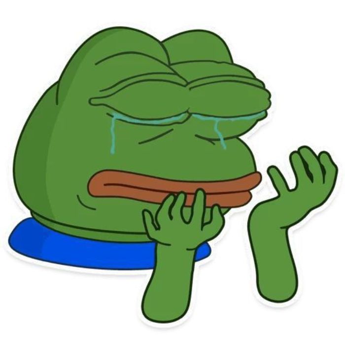 meme frog khóc