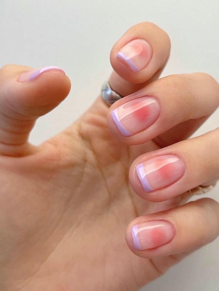 nail ngắn nhẹ nhàng