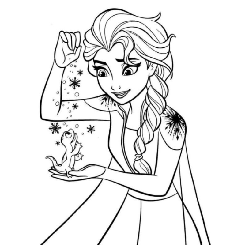 to mau cong chua elsa