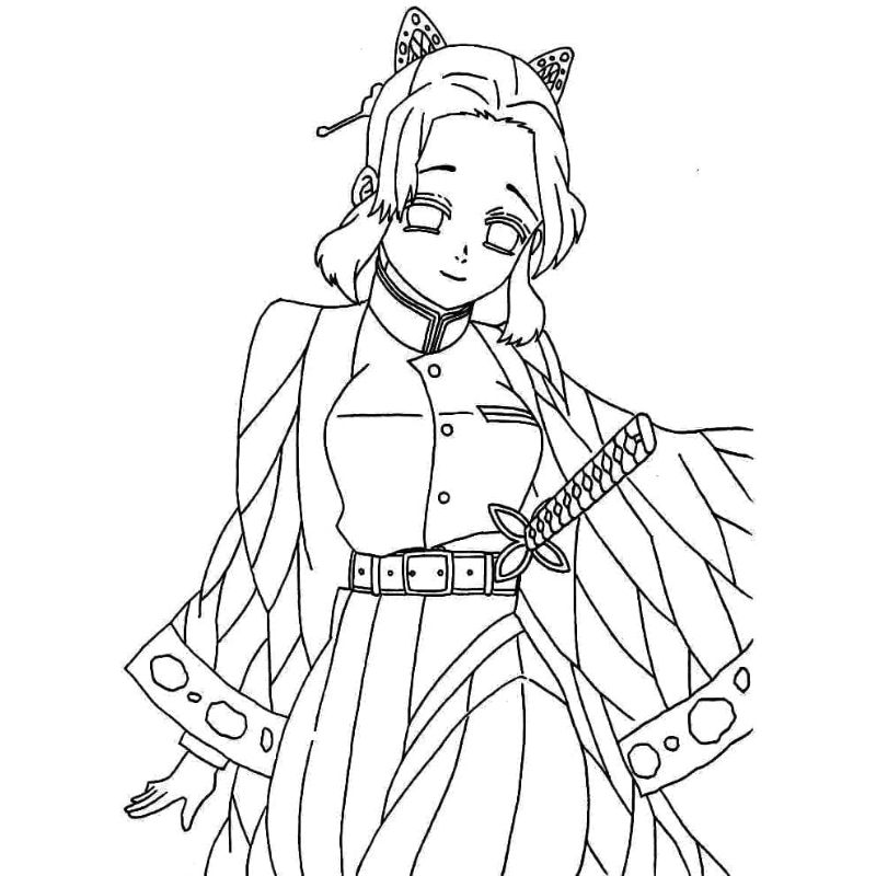 tranh anime tô màu
