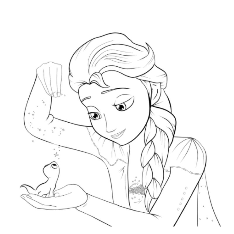 tranh elsa