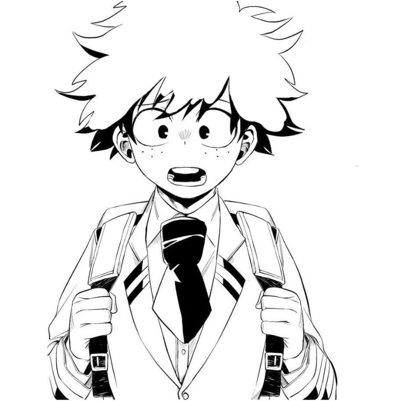 tranh tô màu anime