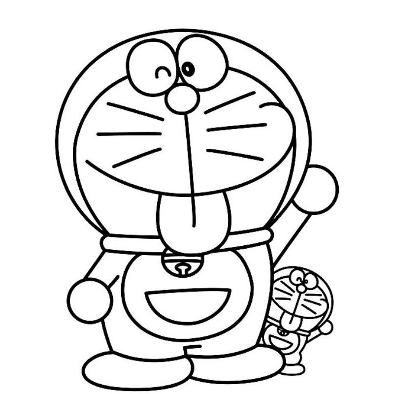 tranh tô màu anime chibi cute