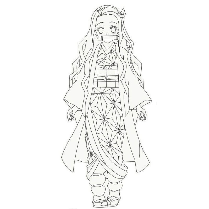 tranh tô màu anime