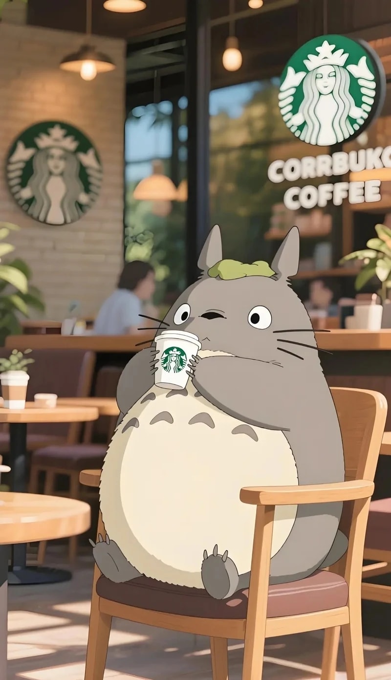 ảnh hình nền totoro 4k
