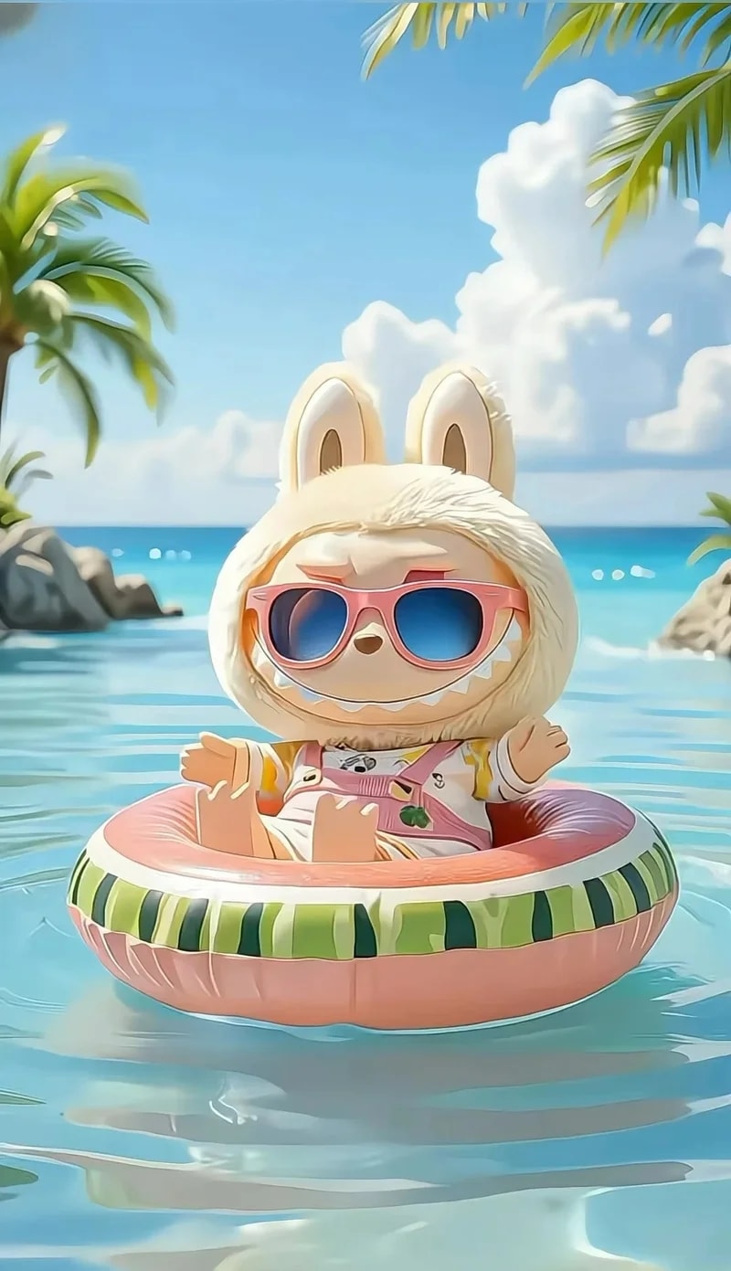 ảnh labubu làm hình nền
