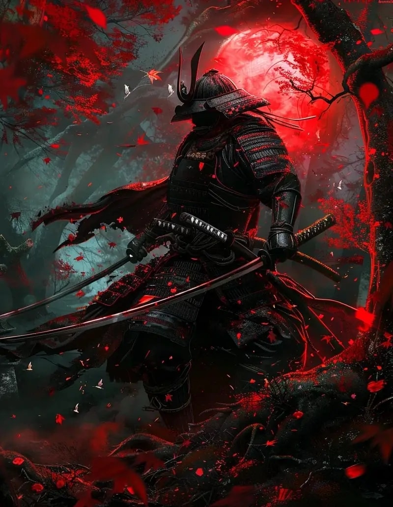 ảnh nền điện thoại samurai