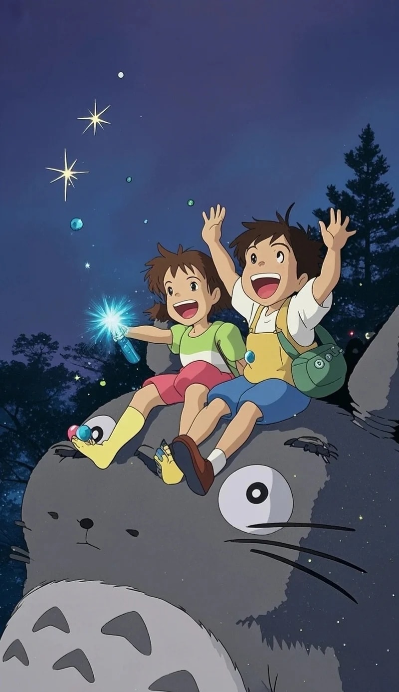 ảnh nền totoro cute