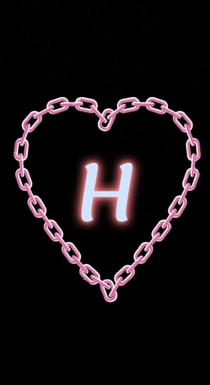 ảnh trái tim chữ h