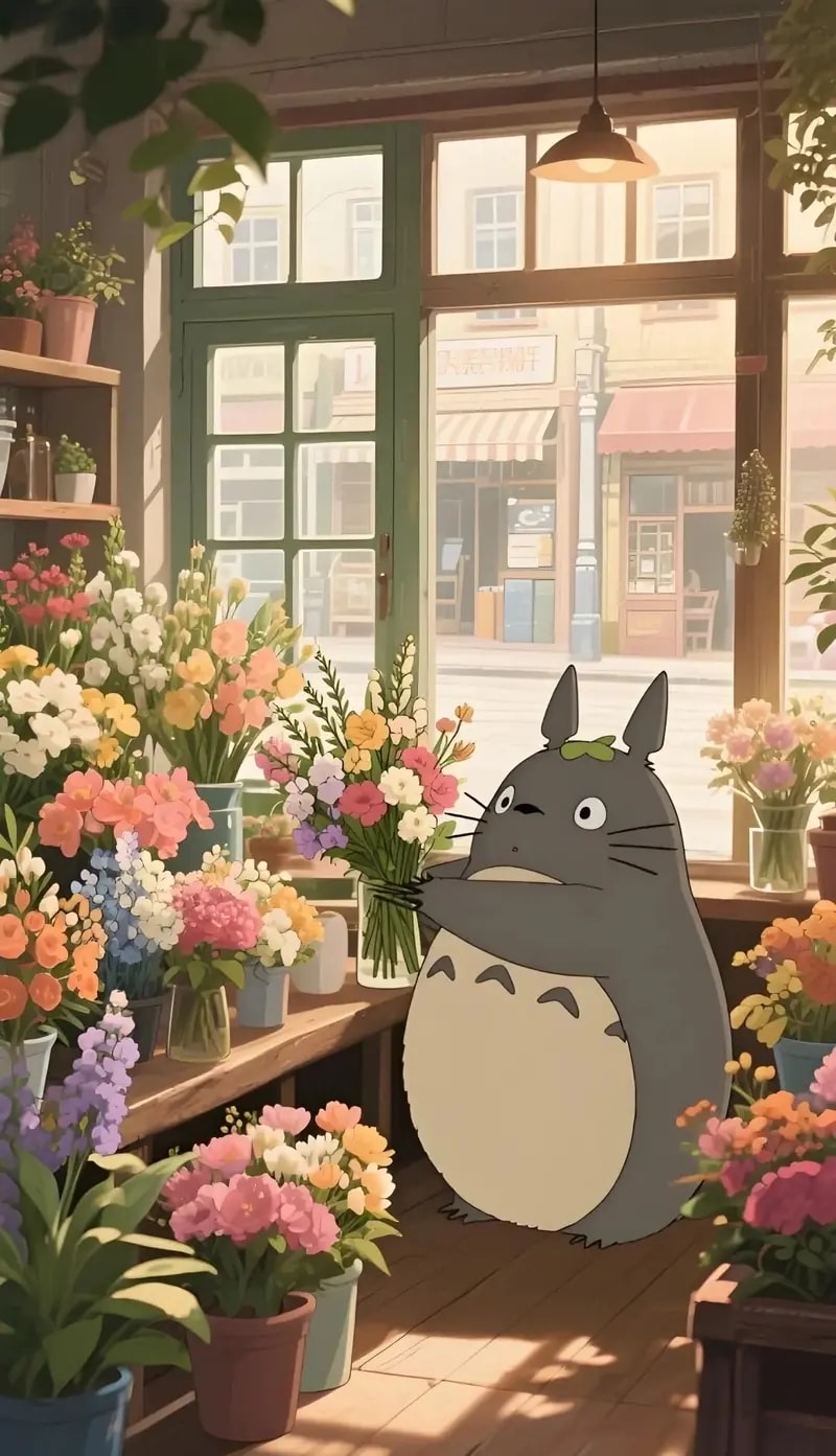 hình ảnh nền máy tính totoro 4k