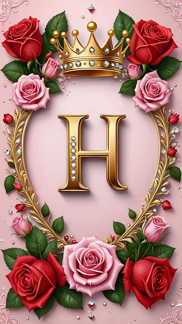hình nền chữ h cute