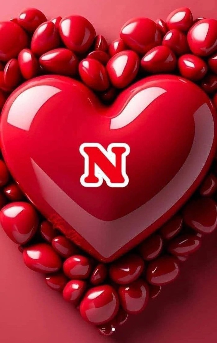 hình nền chữ n valentine