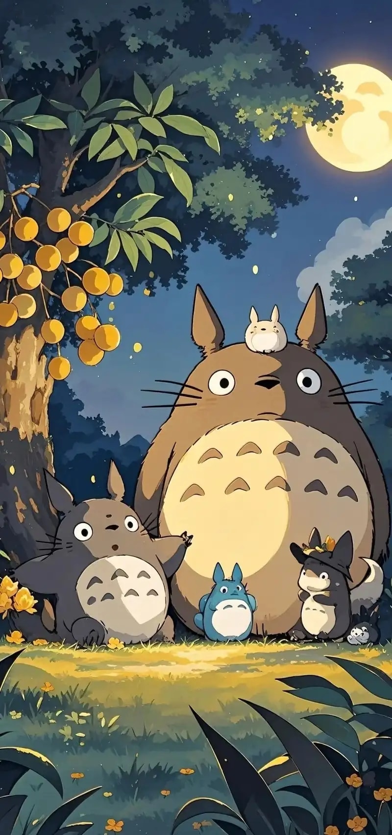 hình nền hoạt hình totoro