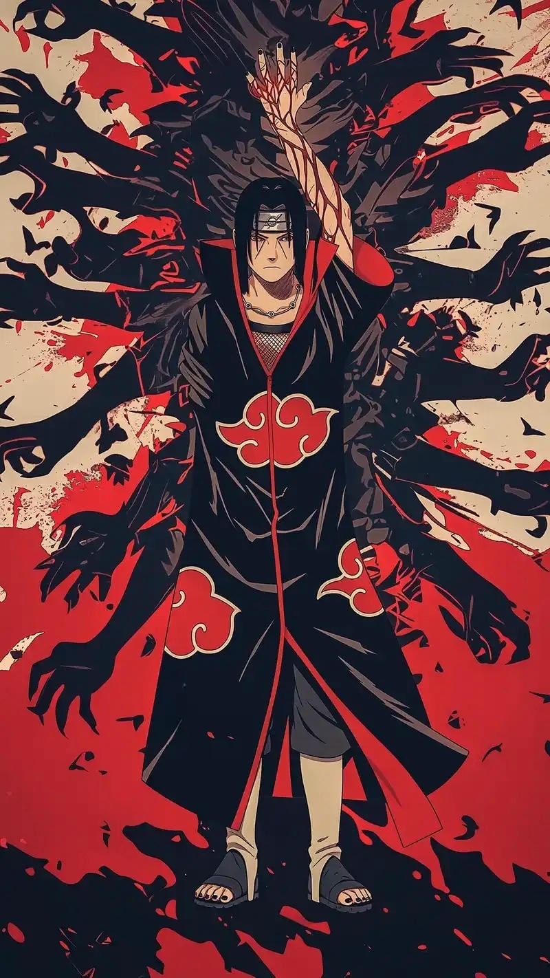 hình nền itachi chibi