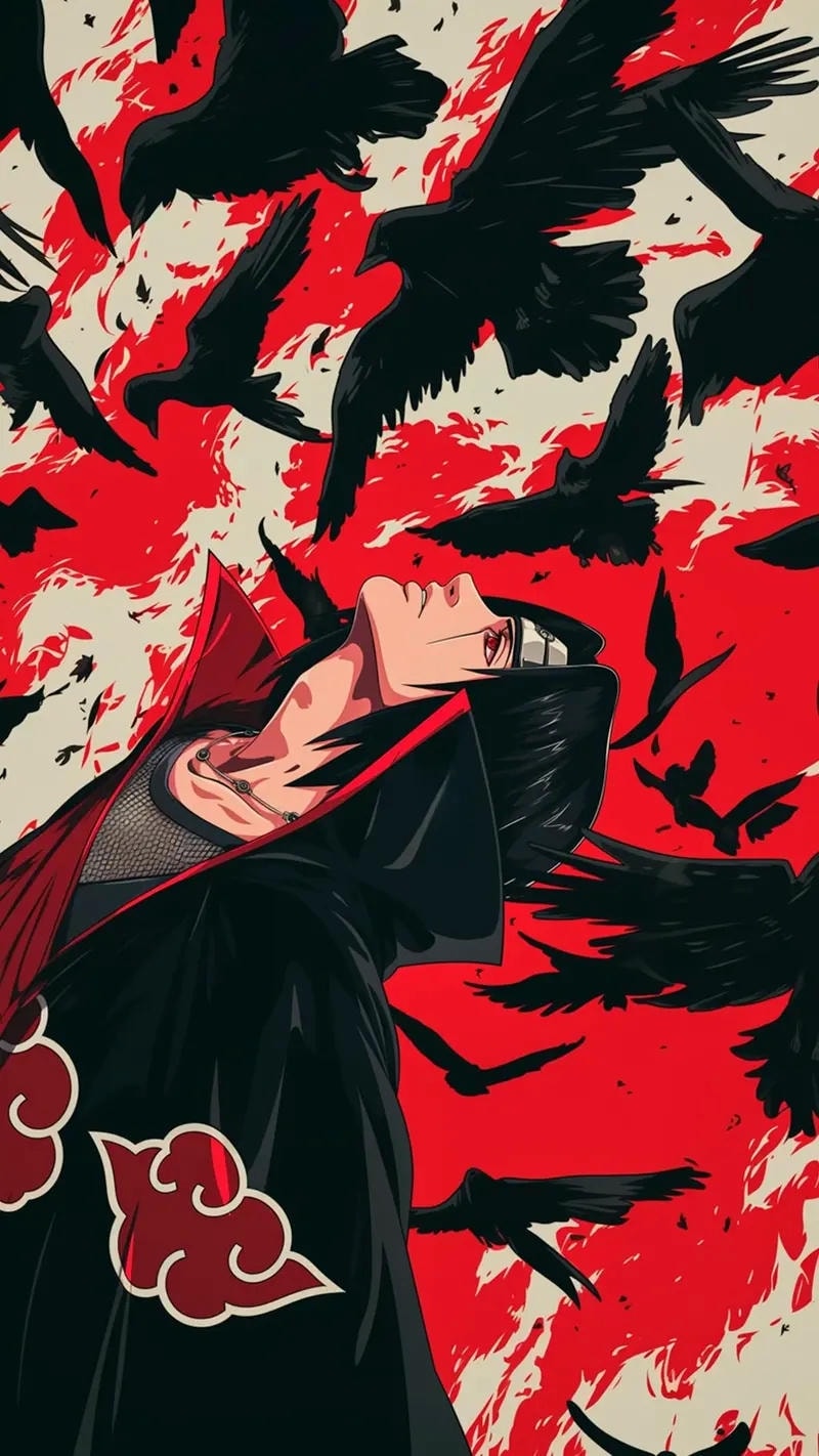 hình nền itachi ngầu