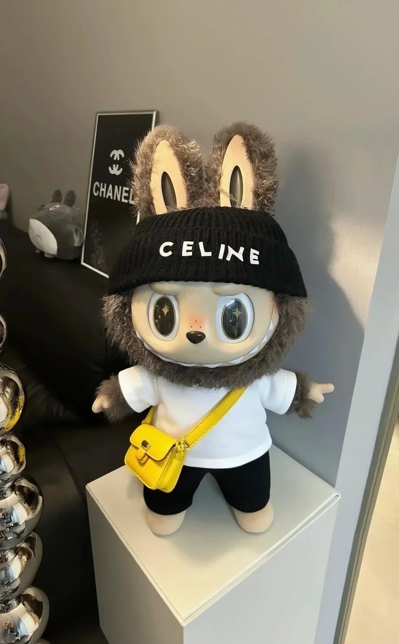 hình nền labubu đen