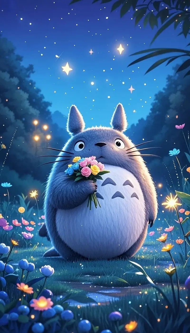 hình nền laptop totoro cute
